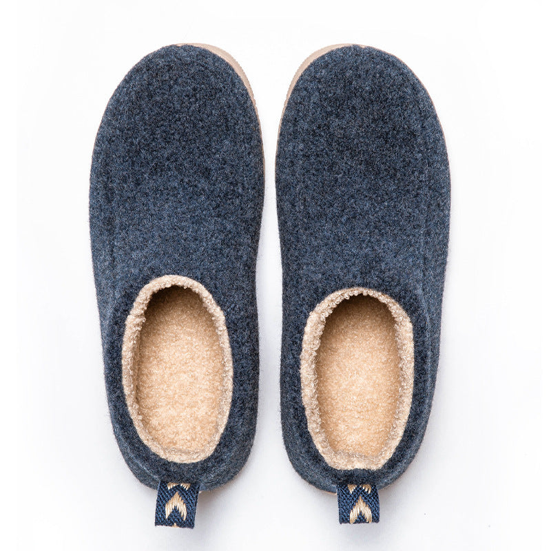 Men's Warm Cozy Non Slip Slippers Soft Sole Home Shoes Winter