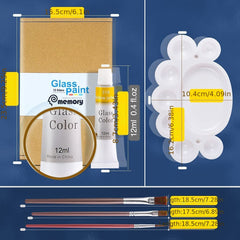 12ml 12 Acrylic Paint Set for Artists & Enthusiasts
