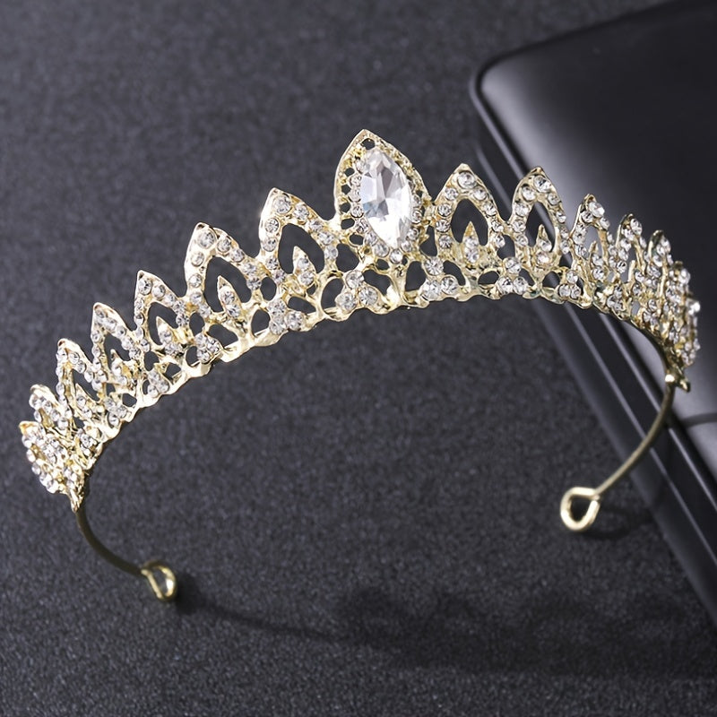 Rhinestone Crown Hairband Headband Party Princess Tiara Wedding