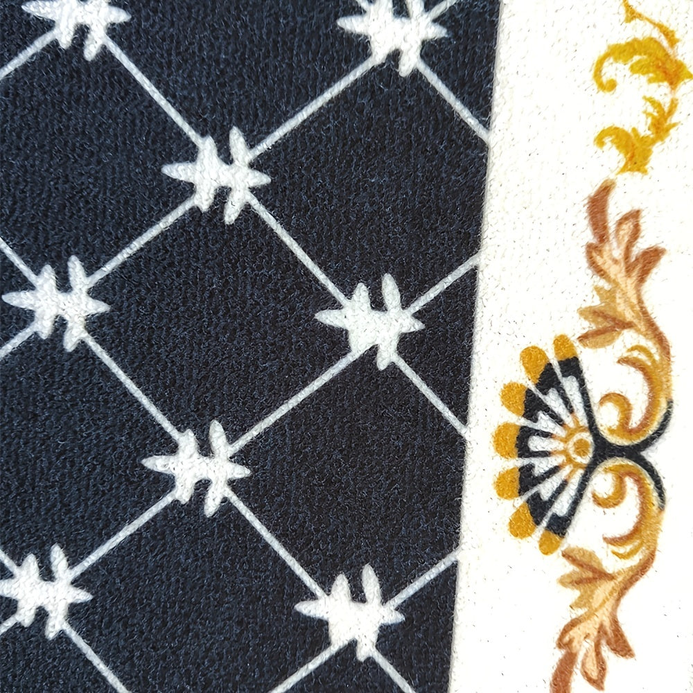 Modern Light Kitchen Floor Mat Water Absorbent Non-slip Runner