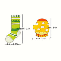 Colorful Paper Socks & Gloves Matching Game Educational Puzzle Toy for Kids