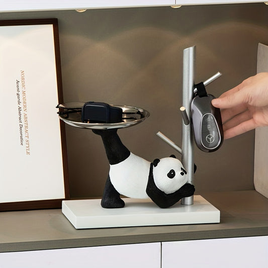 Panda Entrance Shoe Cabinet Hook Modern Hanger Storage Decoration