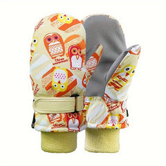 Thickened Windproof Waterproof Ski Gloves - Keep Hands Warm At 30 C