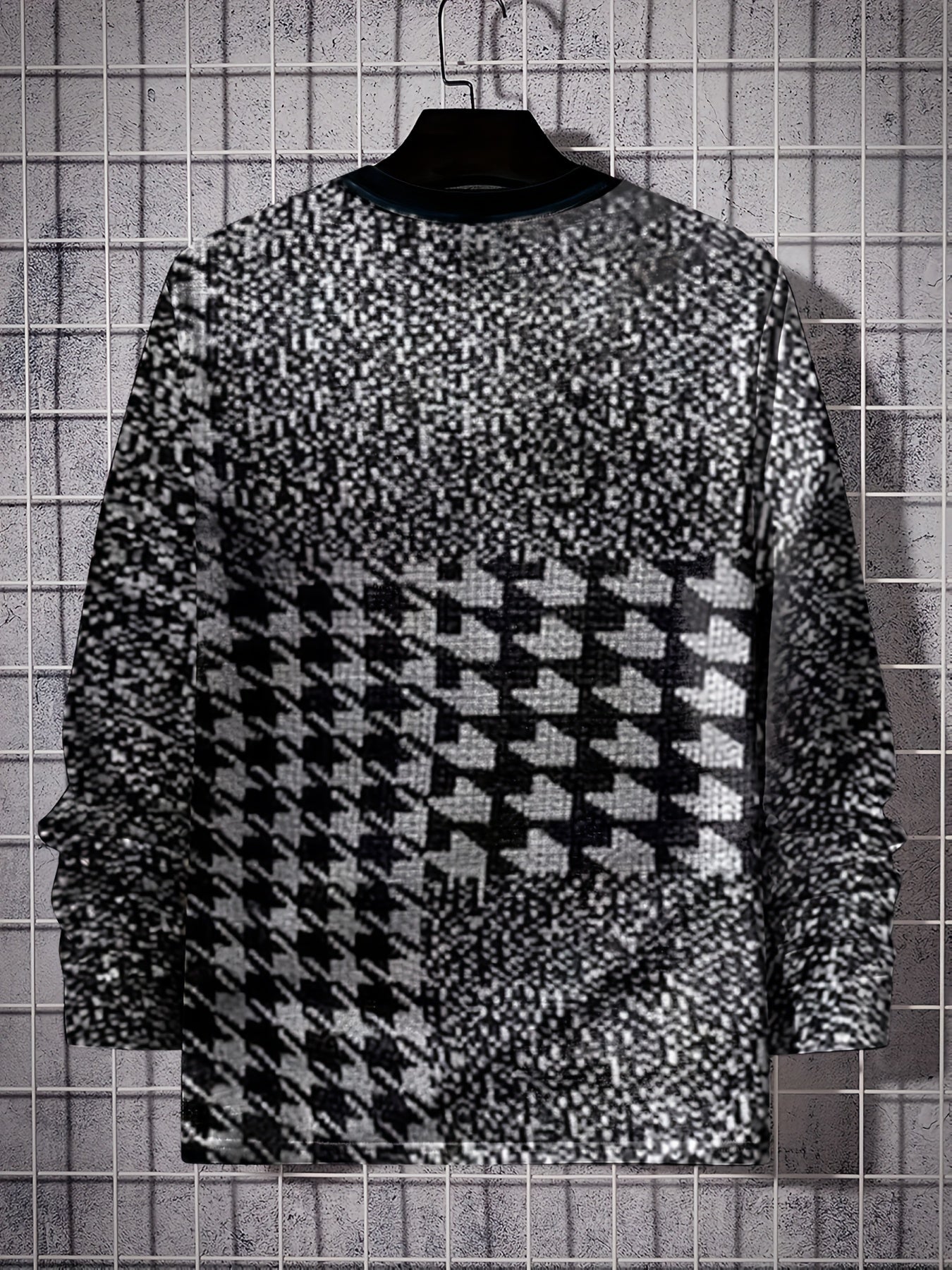 Men's Long Sleeve Vintage Novelty T Shirt for Autumn
