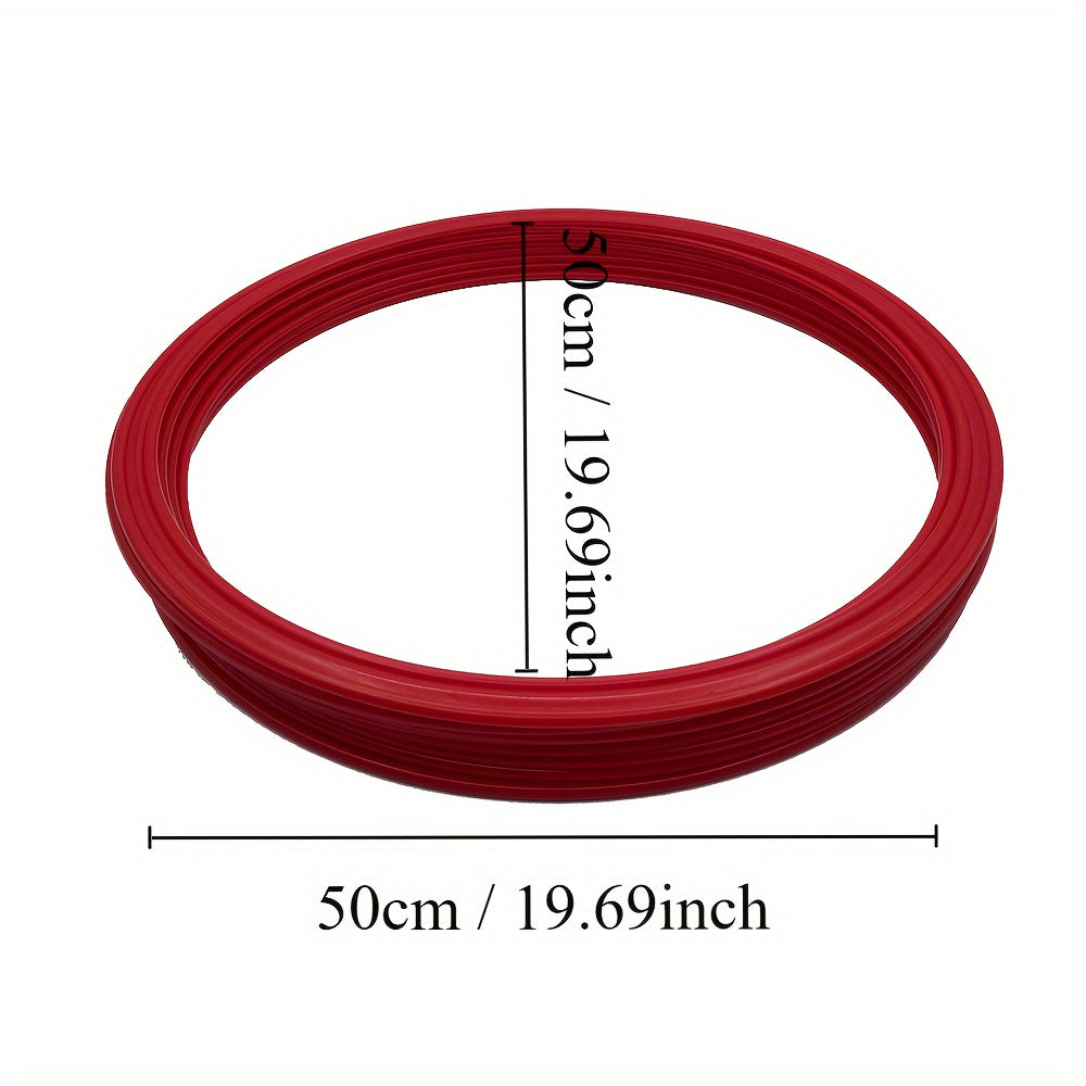 10pc Plastic Agility Training Rings for Speed & Balance Training