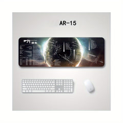 Non Slip PU Leather Desk Blotter Gun Cleaning Mat Desk Pad Protector Mouse Pad
