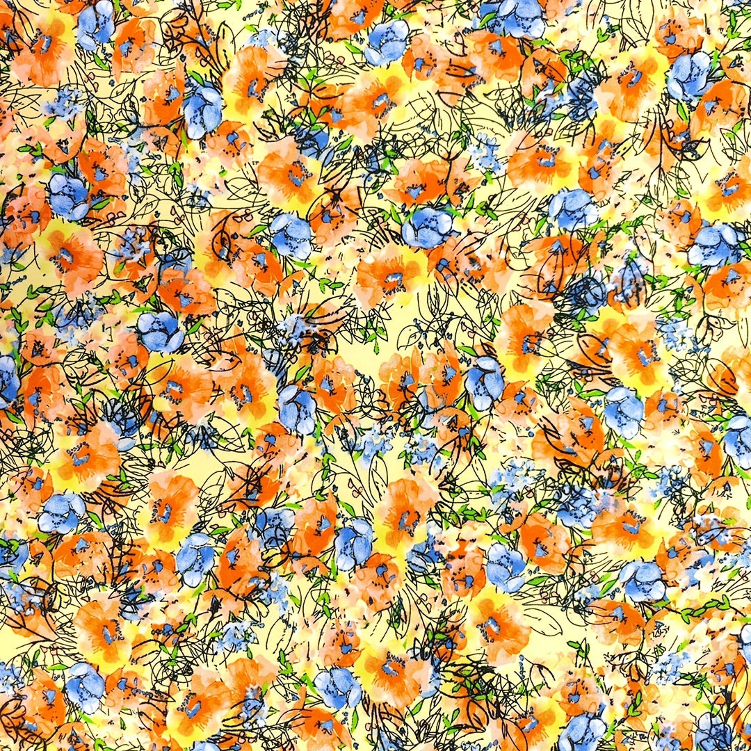 1pc Faux Cotton Fabric Diy Cloth Diy Clothes Pants Dress Fabric