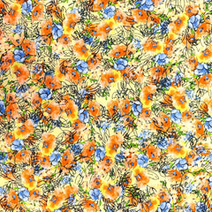 1pc Faux Cotton Fabric Diy Cloth Diy Clothes Pants Dress Fabric