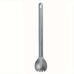 Portable Titanium Spoon Long Handle Lightweight Cutlery