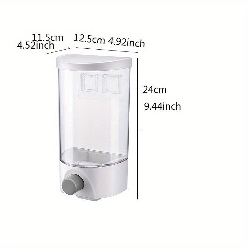 Wall-Mounted Grocery Jar Transparent Snack Storage Sealed Jar