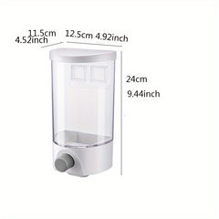 Wall-Mounted Grocery Jar Transparent Snack Storage Sealed Jar