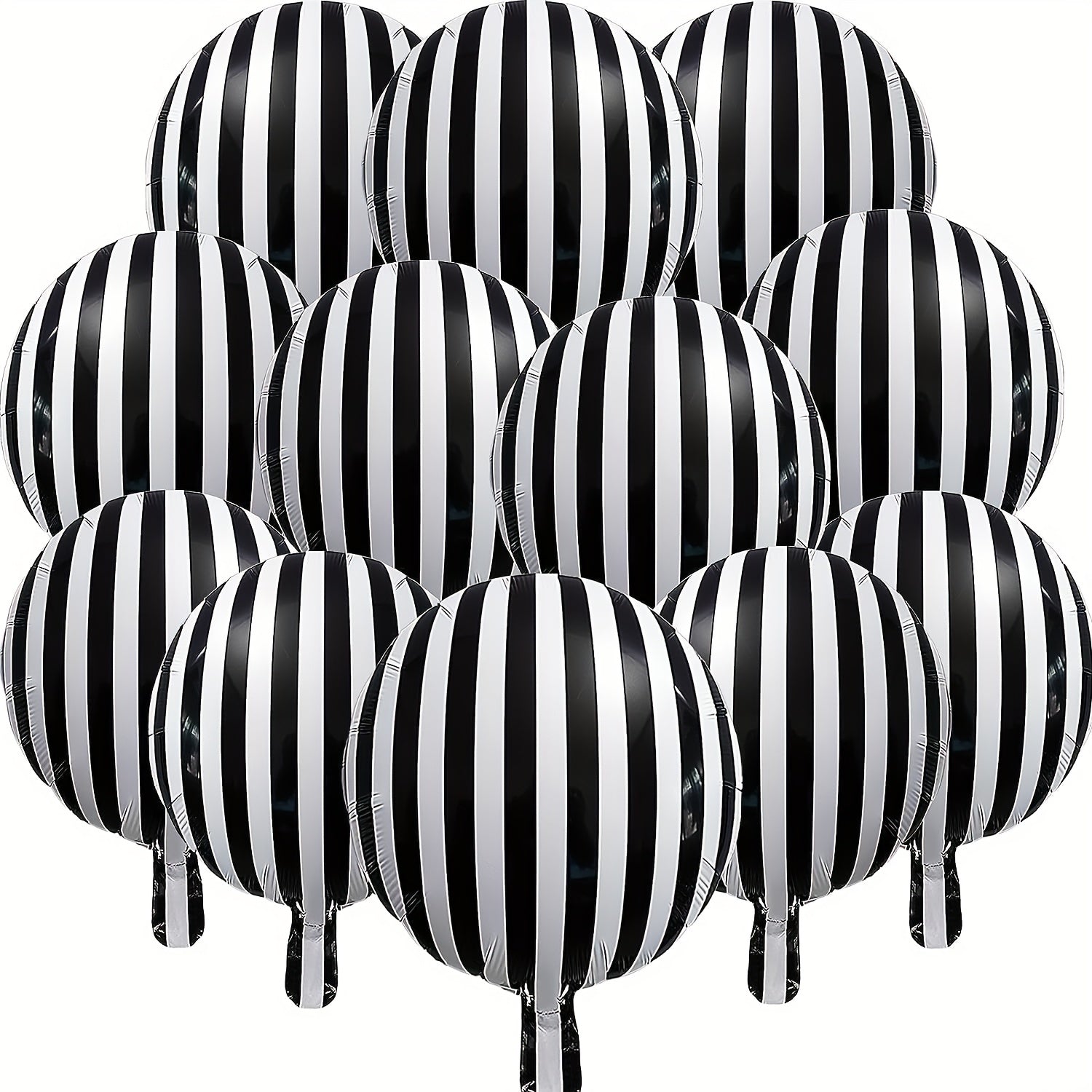 12pcs 45 72cm Striped Foil Balloons for Party Decoration
