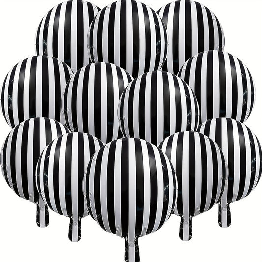 12pcs 45 72cm Striped Foil Balloons for Party Decoration