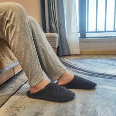 Women's Plush Home Slippers Solid Indoor Slides