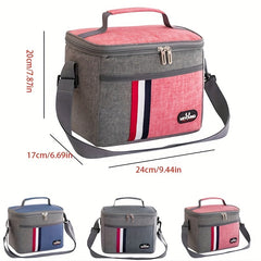 Insulated Aluminum Foil Lunch Bag - Waterproof Bento Box Bag