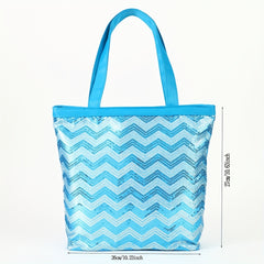 Girls Sequin Dance Duffle Bag Shoulder Waterproof Tote Bag