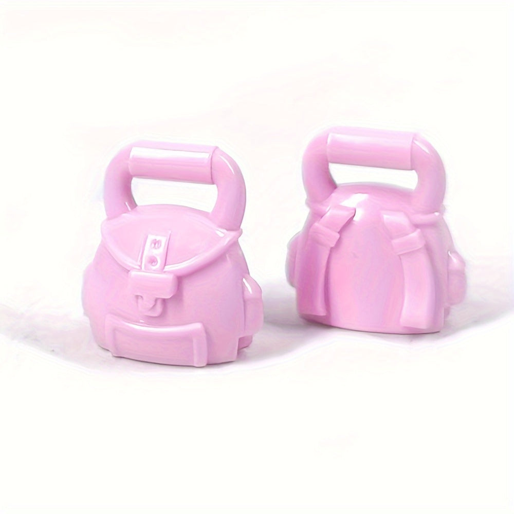Mini Building Blocks Pink Handbag Backpack Toy Kit DIY Christmas Gift