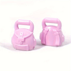 Mini Building Blocks Pink Handbag Backpack Toy Kit DIY Christmas Gift