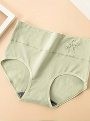 4pcs Crane Pattern Briefs Women's Lingerie Underwear