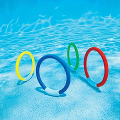 4pcs Diving Rings for Pool Snorkeling Training Props
