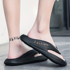 Men's Rubber Sole Flip Flops Lightweight Non slip Slippers