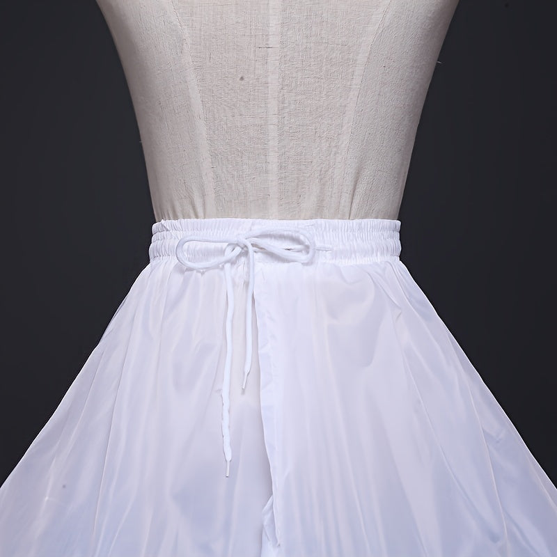 Six Hoop Wedding Dress with Fluffy Underskirt