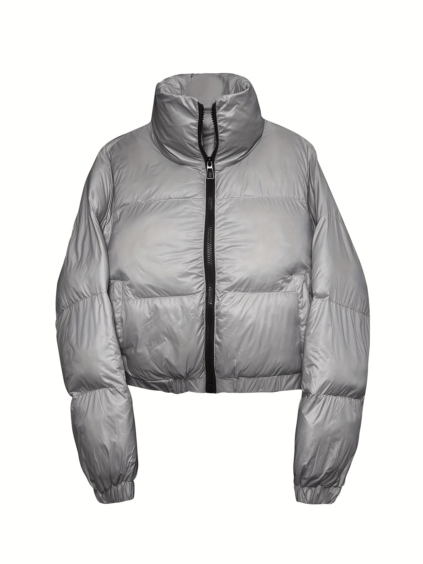 Warm Zip Up Parka Winter Outerwear