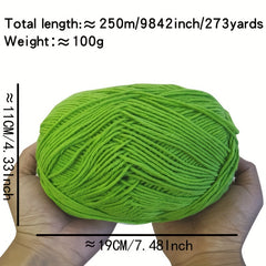 5 Rolls Cotton/Acrylic Yarn for DIY Knitting/Crocheting