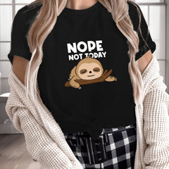 Sloth Print Lounge Top Women's Pajamas