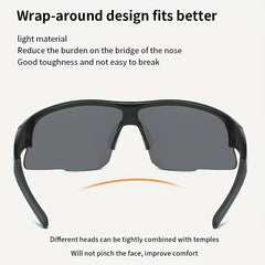 Men's Outdoor Windproof Sunglasses Acrylic Frame Glasses