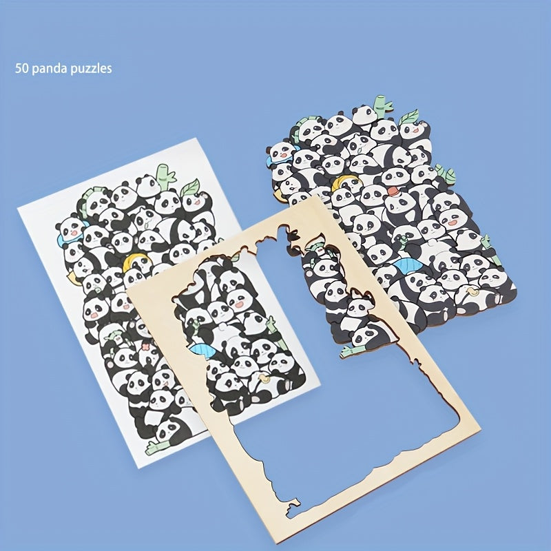 Animal Puzzle Toy Cat Dog Panda Game Cartoon Painting Decoration