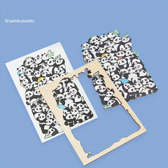 Animal Puzzle Toy Cat Dog Panda Game Cartoon Painting Decoration