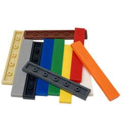 15pcs 1X6 Low Wall Flat Bricks 6636 Building Blocks for DIY Projects
