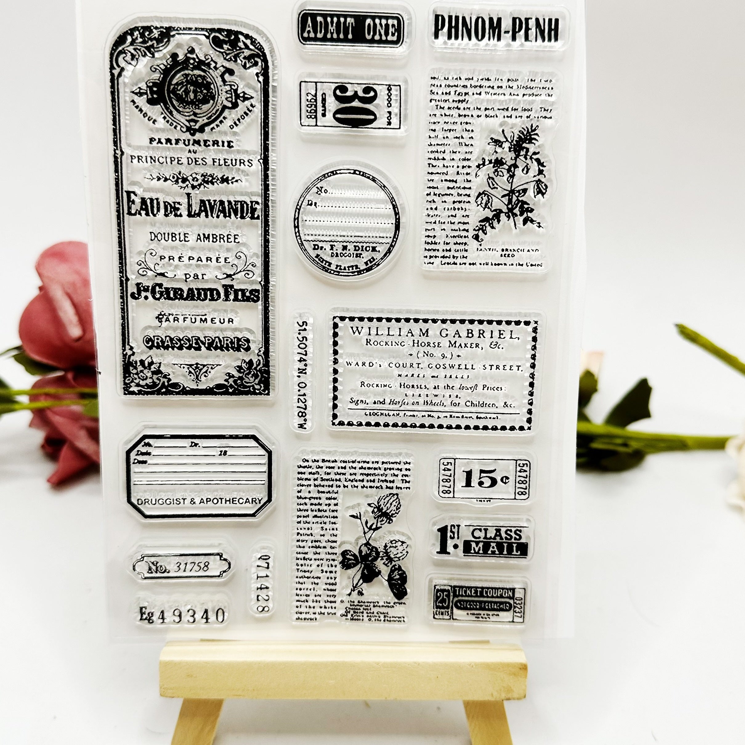 1pc Retro Stamp For DIY Scrapbooking