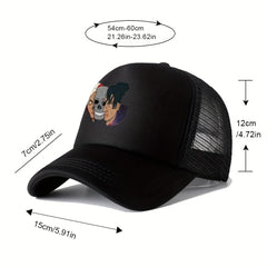 Unisex Mesh Sunshade Baseball Cap Pattern Outdoor Sport