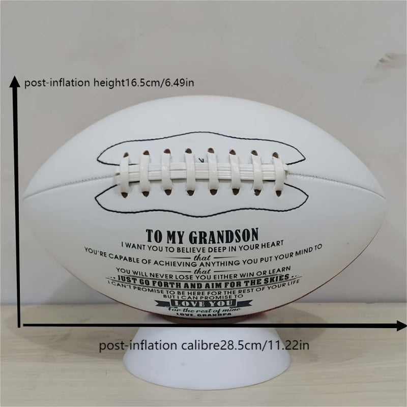 Adult Standard Training Football No 9 Pu American Rubber Granule Surface
