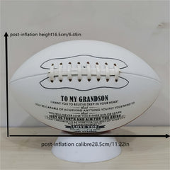 Adult Standard Training Football No 9 Pu American Rubber Granule Surface