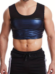 Men's Sauna Sweat Workout Vest Top Body Shapewear Gym Training