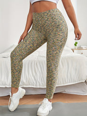 Tie Dye Honeycomb High Rise Leggings