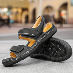 SENBURNY Men's Summer Stitching Sandals Durable Non Slip Comfy Lightweight