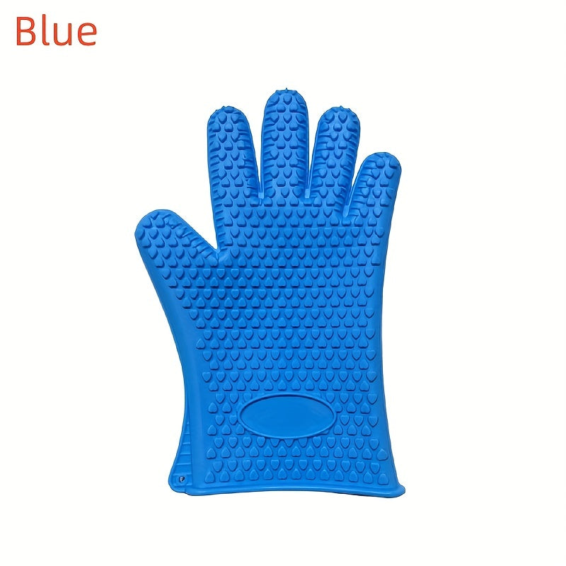 Silicone Gloves Heat Resistant Non-slip Cooking Glove Oven Mitt