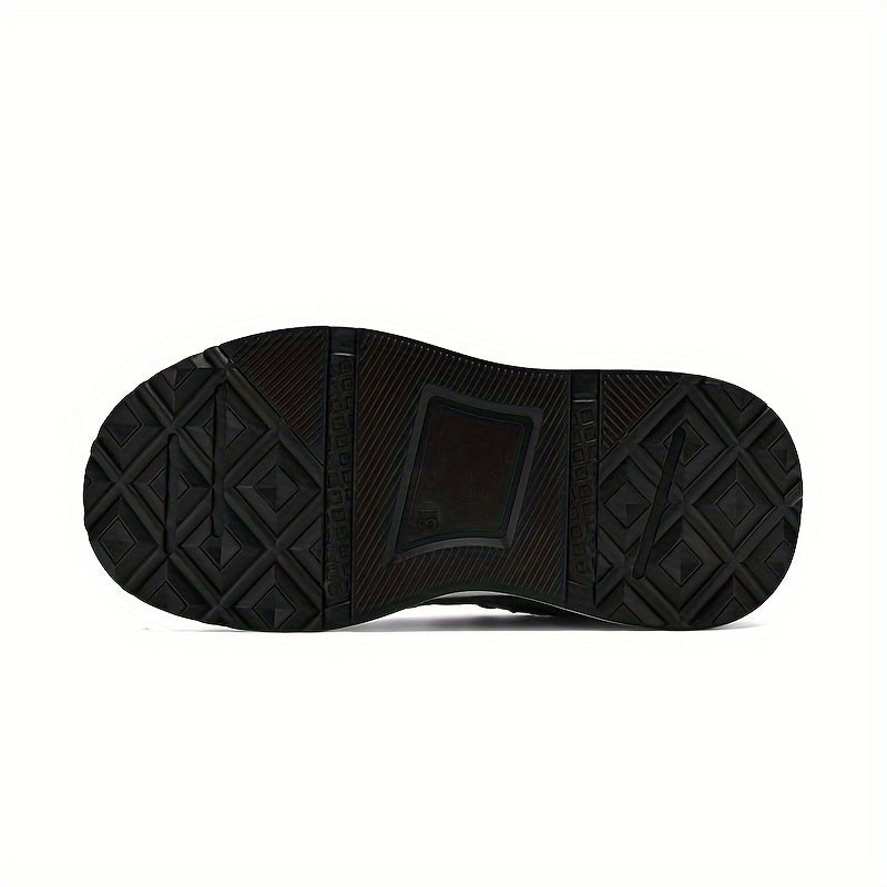 Boy's Chunky Lace Up Soft Sole Sneakers for Outdoor Activities