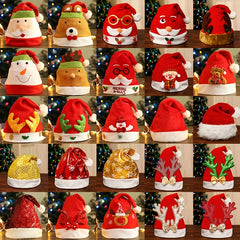 Christmas Hat Snowman Deer Horn Party Decoration