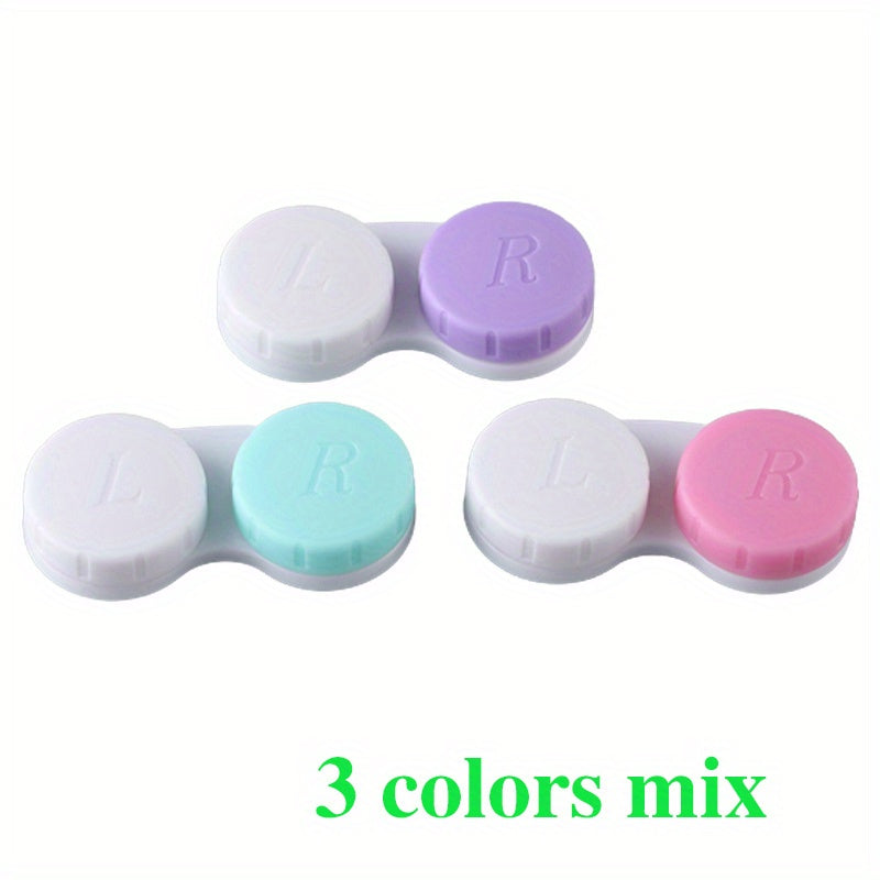 3pcs Lens Case Box Holder Container Mini Lens Storage Kit