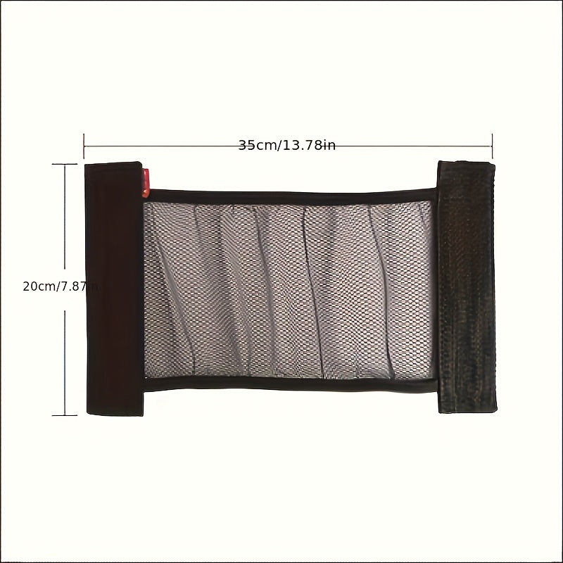 Car Back Rear Mesh Trunk Seat Elastic String Net Magic Sticker Universal Storage