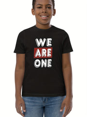 Stylish Family Matching T shirts Parents&Kids Casual ARE ONE Letter