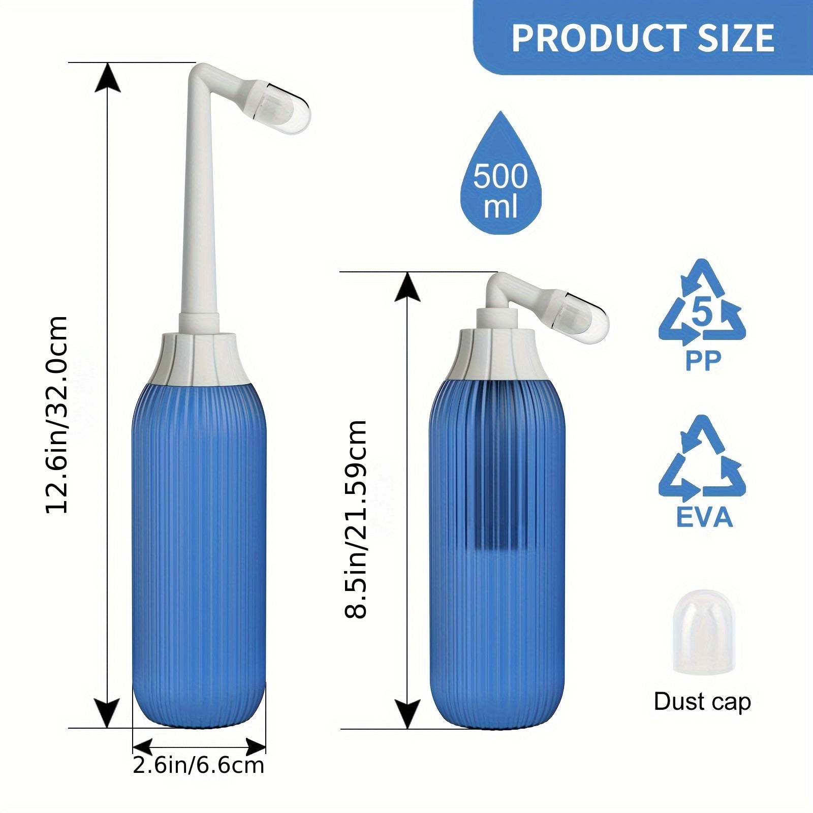 500ml Household Bidet Vagina Washer Portable Ass Washing Artifact