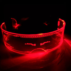 LED Bar Prop Glasses Men's Punk Costume Dance Party Props