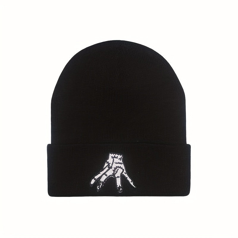 American Drama Pet Hand Embroidery Hat Warm Headgear Autumn Winter Woolen Hat