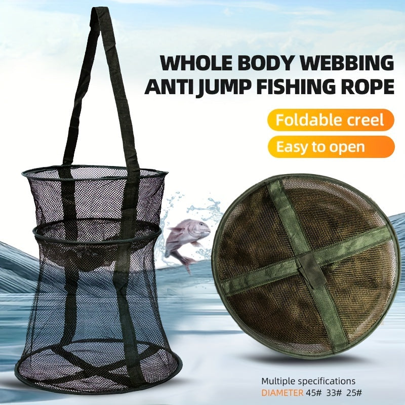 1pc Folding Fishing Net for Lobster Shrimp Crab Deep Sea Fishing Cage